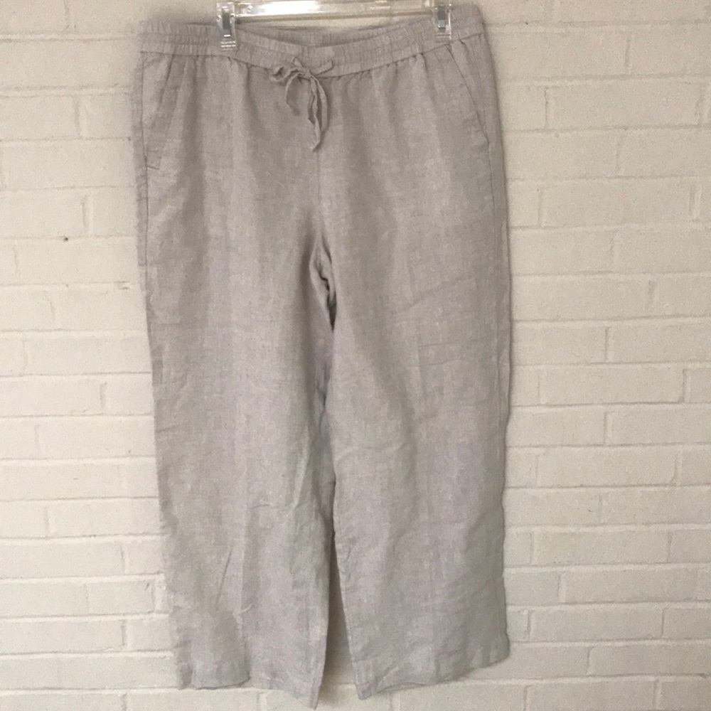 Super comfy linen pants. Talbots 14P